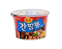 Лапша чашка ГАНЧАМПОНГ БИГ БОУЛ с овощами и морепродуктами 105г от официального дистрибьютора "Кореал - Настоящая Корея"