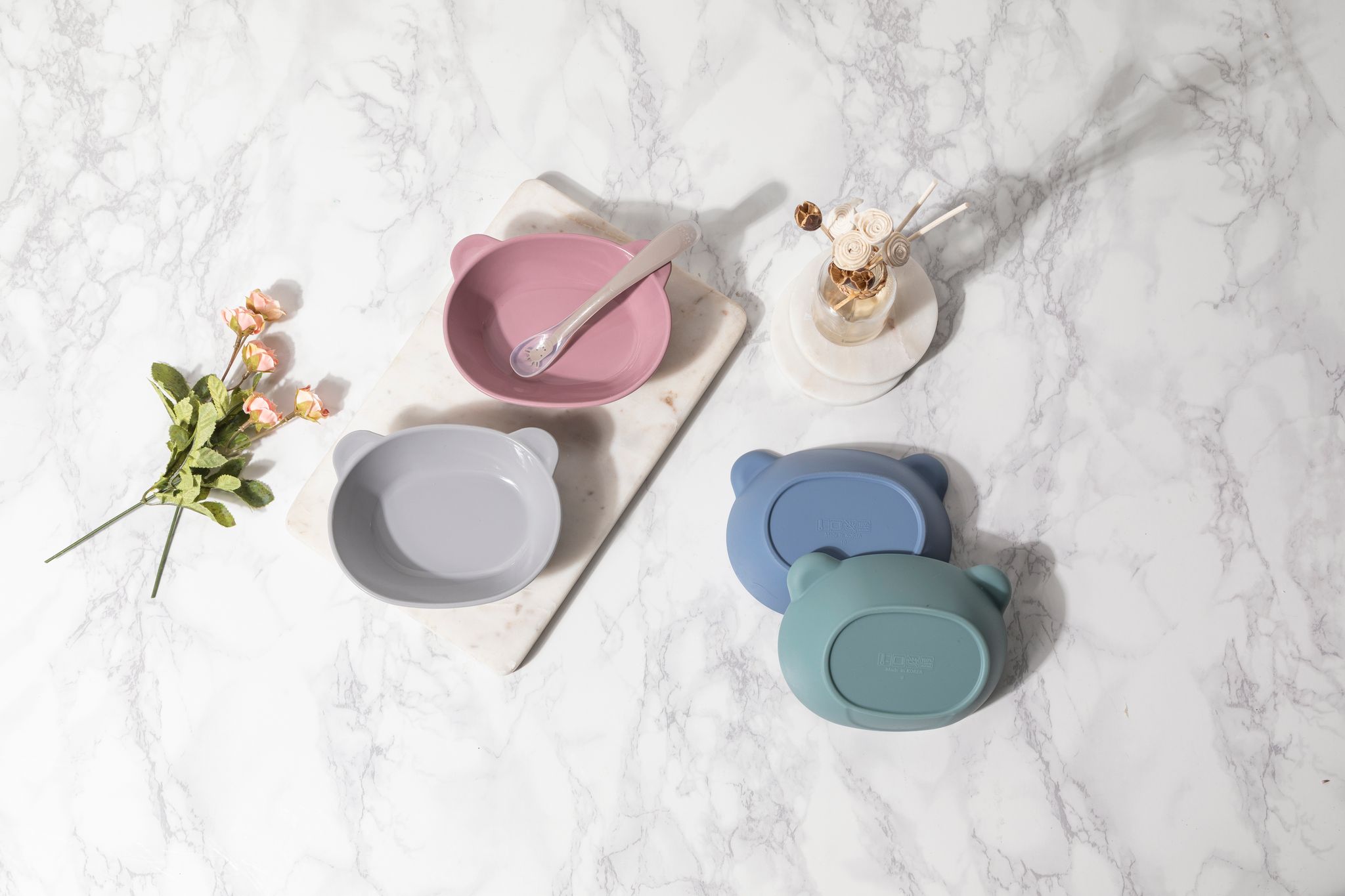 Силиконовая тарелка KF Pastel (КФ Пастель) от компании "Кореал - Настоящая Корея"