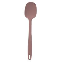 Силиконовая ложка поварская KF Pastel квадратная (КФ Пастель) (какао) от компании "Кореал - Настоящая Корея"