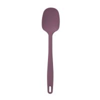Силиконовая ложка поварская KF Pastel квадратная (КФ Пастель) (бордовый) от компании "Кореал - Настоящая Корея"