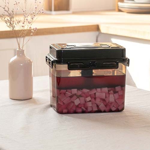 Контейнер с прессом для приготовления кимчи и не только.