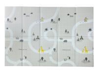 Портативный коврик 140x200x1 см, Лесные тропинки от компании "Кореал - Настоящая Корея"