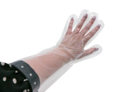 Одноразовые перчатки с удлиненными манжетами 20 шт Clean Wrap (Клеан Врап) от компании "Кореал - Настоящая Корея"